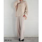 ベージュ | ハイネックニットトップス Rashik ニット | BUYSENSE