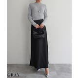 グレー | ボートネックニットRashik ニット 大人カジュアル | BUYSENSE