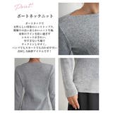 ボートネックニットRashik ニット 大人カジュアル | BUYSENSE | 詳細画像3 