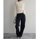 アイボリー | スリーブシャギーニットRashik ニット 大人カジュアル | BUYSENSE