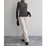 チャコール | スリーブシャギーニットRashik ニット 大人カジュアル | BUYSENSE