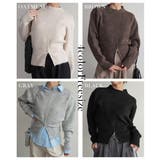 ウエストジップニットRashik ニット 大人カジュアル | BUYSENSE | 詳細画像2 