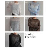 モヘアローゲージニットRashik ニット 大人カジュアル | BUYSENSE | 詳細画像2 