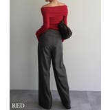 オフショルダーギャザーニット Rashik ニット | BUYSENSE | 詳細画像9 