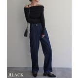 オフショルダーギャザーニット Rashik ニット | BUYSENSE | 詳細画像16 