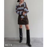 ラガーボーダーシャギーニットRashik ニット 大人カジュアル | BUYSENSE | 詳細画像10