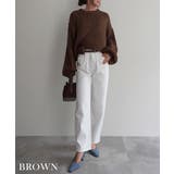 バルーンスリーブショートニットRashik ニット 大人カジュアル | BUYSENSE | 詳細画像13