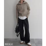 ハーフジップ裾リブニットRashik ニット 大人カジュアル | BUYSENSE | 詳細画像12 