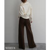 ハーフジップ裾リブニットRashik ニット 大人カジュアル | BUYSENSE | 詳細画像7 