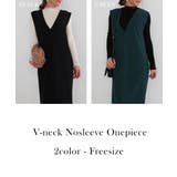 Vネックノースリーブワンピース Rashik ワンピース | BUYSENSE | 詳細画像2