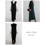 Vネックノースリーブワンピース Rashik ワンピース | BUYSENSE | 詳細画像4