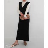 Vネックノースリーブワンピース Rashik ワンピース | BUYSENSE | 詳細画像6
