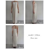 ラメ混カップ付きキャミワンピースRashik ワンピース 大人カジュアル | BUYSENSE | 詳細画像4 