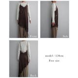 アンバランスサテンレースキャミワンピ Rashik ワンピース | BUYSENSE | 詳細画像4 