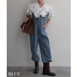 VネックデニムオールインワンRashik ワンピース 大人カジュアル | BUYSENSE | 詳細画像9