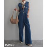 VネックデニムオールインワンRashik ワンピース 大人カジュアル | BUYSENSE | 詳細画像10