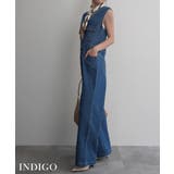 VネックデニムオールインワンRashik ワンピース 大人カジュアル | BUYSENSE | 詳細画像12