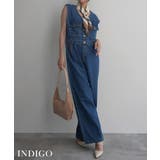 VネックデニムオールインワンRashik ワンピース 大人カジュアル | BUYSENSE | 詳細画像13