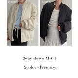 2wayスリーブMA 1Rashik アウター | BUYSENSE | 詳細画像2