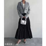 グレー | ショートシャギージャケット Rashik アウター | BUYSENSE