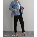 フリンジノーカラーデニムジャケットRashik アウター 大人カジュアル | BUYSENSE | 詳細画像4 