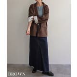 ストライプカフススエードジャケット Rashik アウター | BUYSENSE | 詳細画像6 