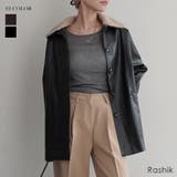 ボア襟付きフェイクレザーカバーオール Rashik アウター | BUYSENSE | 詳細画像1 