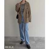 チェックダブルテーラードジャケットRashik アウター 大人カジュアル | BUYSENSE | 詳細画像5 