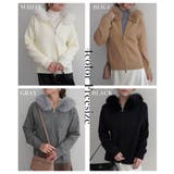 2wayフェイクファーニットパーカーRashik アウター 大人カジュアル | BUYSENSE | 詳細画像2 