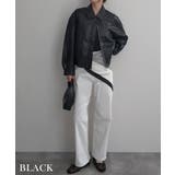 サイドラインレザーライクブルゾンRashik アウター 大人カジュアル | BUYSENSE | 詳細画像17