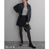 サイドラインレザーライクブルゾンRashik アウター 大人カジュアル | BUYSENSE | 詳細画像18