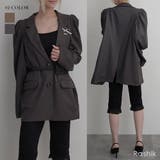 パワショルバックスリットジャケットRashik アウター 大人カジュアル | BUYSENSE | 詳細画像1 