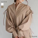 2wayリボンショルダーノーカラーシャツ Rashik シャツ | BUYSENSE | 詳細画像1 