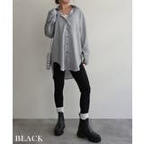 ブラック | ラッシュガードルーズシャツRashik シャツ 大人カジュアル | BUYSENSE