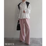 ノーカラーペプラムブラウスRashik シャツ 大人カジュアル | BUYSENSE | 詳細画像6 