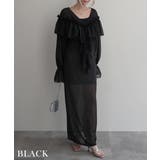 ラッフルフリルシアーブラウスRashik シャツ 大人カジュアル | BUYSENSE | 詳細画像9 