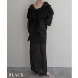 ラッフルフリルシアーブラウスRashik シャツ 大人カジュアル | BUYSENSE | 詳細画像10 