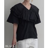 ビッグカラーケープブラウスRashik シャツ 大人カジュアル | BUYSENSE | 詳細画像10