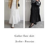 ギャザーフレアスカートRashik スカート 大人カジュアル | BUYSENSE | 詳細画像2 