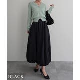ブラック | ナイロンバルーンスカートRashik スカート 大人カジュアル | BUYSENSE