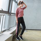 レッド×ブラック | ヨガウェア スポーツウェア マルチセットアップB MILANDA | BUYSENSE