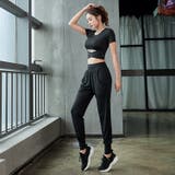ブラック×ブラック | ヨガウェア スポーツウェア マルチセットアップC MILANDA | BUYSENSE