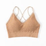 ベージュ | ブラトップ ナイトブラ インナーウェア やわらかストレッチブラ | BUYSENSE