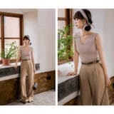 タンクトップ レディース インナーウェア 下着 やわらかリブタンクトップ | BUYSENSE | 詳細画像10