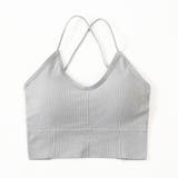 グレー | ブラトップ ナイトブラ インナーウェア やわらかクロスギャザーブラ | BUYSENSE
