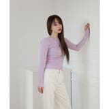 ユニークバックポイントツイストTシャツ | by muni:r | 詳細画像16