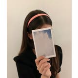 ピンク | デイリーポイント 6カラーサテンヘアバンド | by muni:r