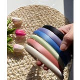 パープル | デイリーポイント 6カラーサテンヘアバンド | by muni:r