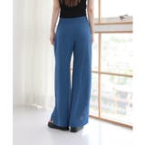 脚が長く見える ハイウエスト ピンタック スリット スラックス | by muni:r | 詳細画像11