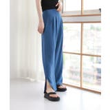 脚が長く見える ハイウエスト ピンタック スリット スラックス | by muni:r | 詳細画像12